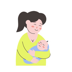 Mother Breastfeeding Her Baby
