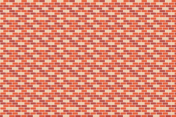 Red Brick Wall Pattern Background with Classic and Rustic Design