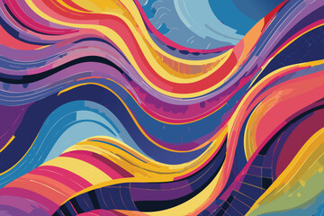 Colorful Abstract Background with Vibrant Color Splashes and Dynamic Texture