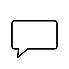  speech bubble sign symbol vector icon