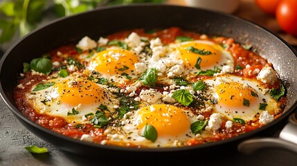 Golden Fried Eggs with Salsa Fresca: A Vibrant Breakfast Delight