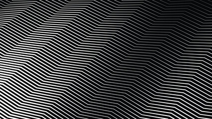 Black and white zig zag stripes line pattern abstract background for backdrop or fabric style