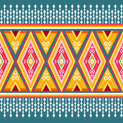 Geometric Ethnic Seamless pattern, 
tile, carpet, vector, illustration design, Vector seamless pattern background.