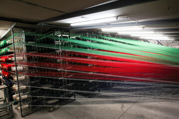 Weaving factory in Urumqi in Xinjiang.