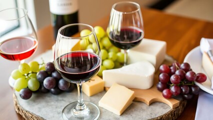 Elegant Wine and Cheese Pairing: Perfect for a Romantic Evening or a Sophisticated Gathering