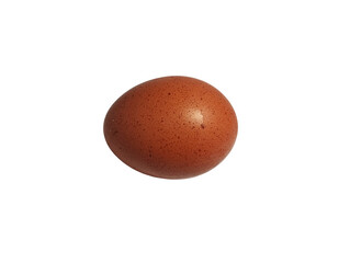 single brown color of isolated egg transparant background png 