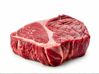 Raw beef steak, a fresh cut of red meat, ready for cooking
