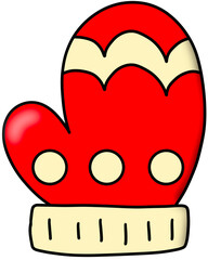 Christmas glove