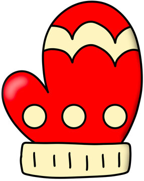 Christmas glove