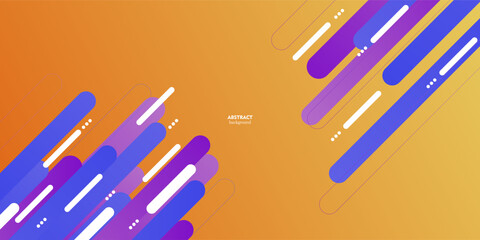 Modern abstract colorful gradient illustration on geometric background with simple rectangle pattern. Cool and bright design. Eps10