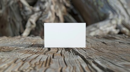 Elegant Wood Background Business Card