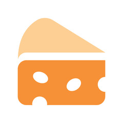 A Pixelated Image Depicts A Slice Of Cheese