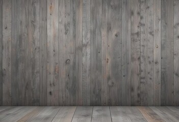 Naklejka premium Distressed gray wooden paneling with subtle natural designs, paneling, wooden, distressed, gray, subtle