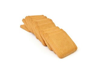 Italian Square Cookies, Novellini Biscuits, Rectangular Pastry Cracker, Wheat Bakery Dessert, Novellino