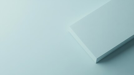Clean Minimalist Surface with a White Blank Notebook for Creative Use