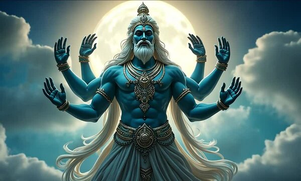 cinematic video of lord shiva