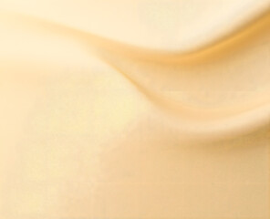 Minimalist designer paper texture. Elegant, smooth background in warm beige and yellow tones, showcasing a chic, monochrome surface. Soft, neutral, and organic material, perfect