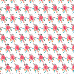 seamless pattern with flowers
