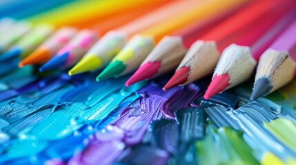 a collection of pen swatches or color samples on a page , highlights vibrancy of diffrent pen colors