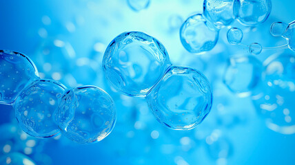 抽象的な分子の背景