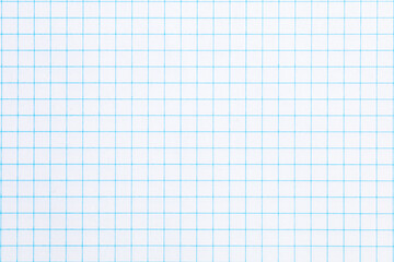 A blue and white grid paper