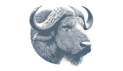 Naklejka premium Buffalo Vector