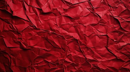 Obraz premium red crumpled paper