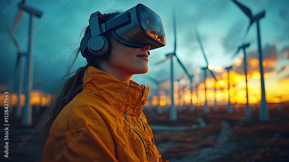 Poster a skilled mechanical engineer utilizing cutting edge virtual reality technology to design and optimi