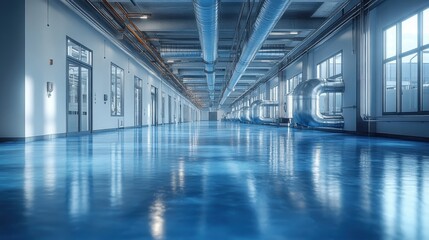 controlling the flow and quality of air in a commercial building with an advanced air handle