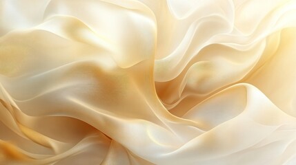 Obraz premium Golden Silk Drapery: A Luxurious Textured Background
