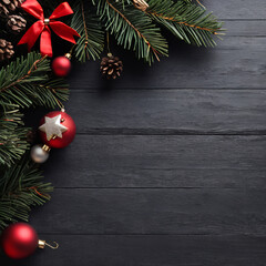 Customizable Christmas Holiday background, postcard, flyer, business