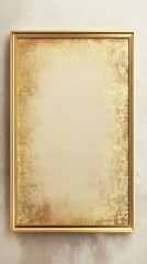 Fototapeta premium Golden Frame Abstract Art Print
