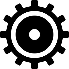 Gear icon. Cogwheel different shape. Gear wheel isolated on white background illustration