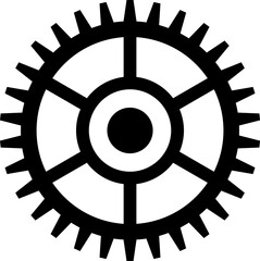 Obraz premium Gear icon. Cogwheel different shape. Gear wheel isolated on white background. illustration