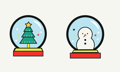 new christmas icon  vector Pixel Perfect. 
Christmas Tree, Snowflake.
