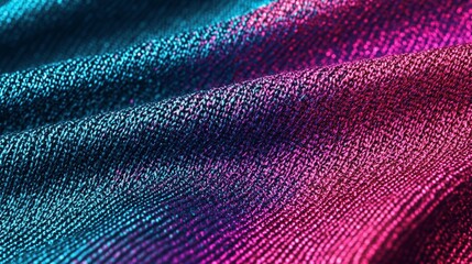 Obraz premium A selection of raw knitted materials arranged in layers, showcasing their delicate patterns, plush textures, and artistic potential.