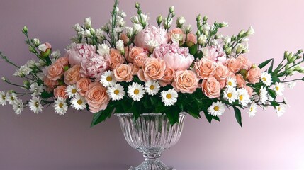 Naklejka premium Valentine , floral , centerpiece , decor