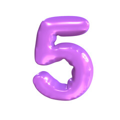 Number 3D Ilustration 