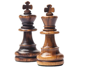 Strategic Chess Move Isolated on Transparent Background