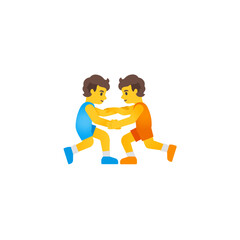 Wrestlers Emoji
