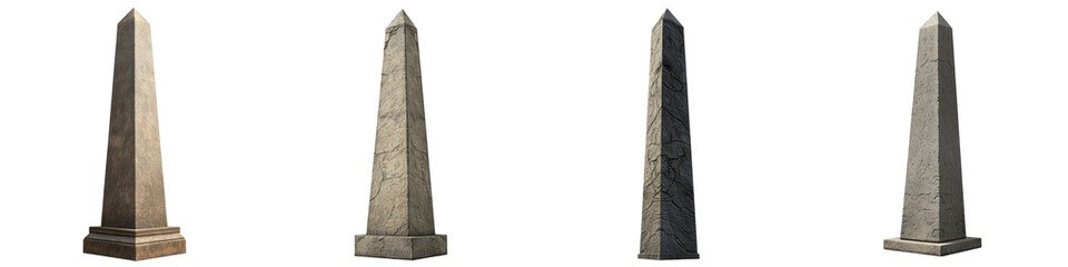 Obraz premium Majestic Ancient Egyptian Obelisk Monuments Standing Tall Against the Urban Skyline Representing the Grandeur and Legacy of an Ancient Civilization