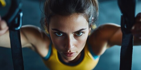Fototapeta premium Athlete Exercise Focus