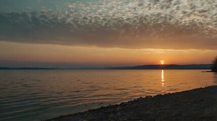 Obraz premium sunset over the sea