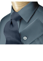 Plaid check shirt with smart tie.