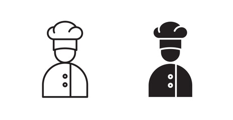 Chef Icon set. vector illustration set