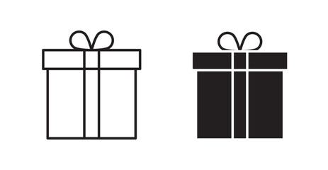 Gift Icon set. vector illustration set