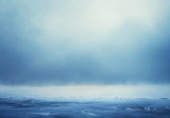 Fototapeta premium A light blue, frozen background with ice crystals