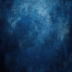 Obraz premium A dark blue background featuring a distressed grunge texture design