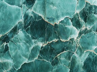Fototapeta premium This is a close up view showcasing a detailed green marble texture