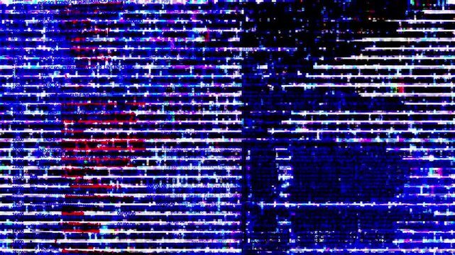 Futuristic screen Scrolling Hacker virtual cyber space. Programming code hacking Code Digital interface glitch effect. Code, Glitch Effect, Error System Failure Virus, Hacked Virus code Cyber Crime